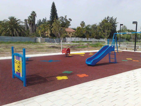 משטח גומי יצוק