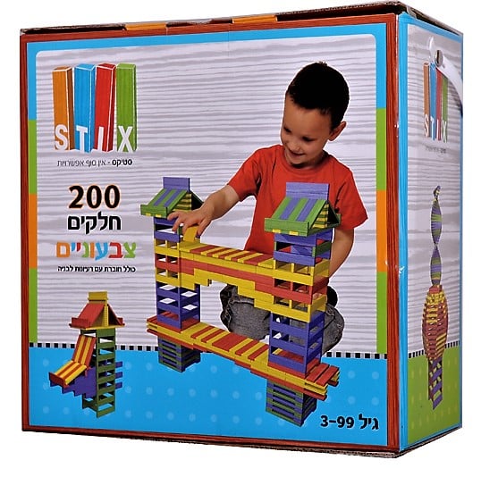 סטקס 200 יח' צבעוני