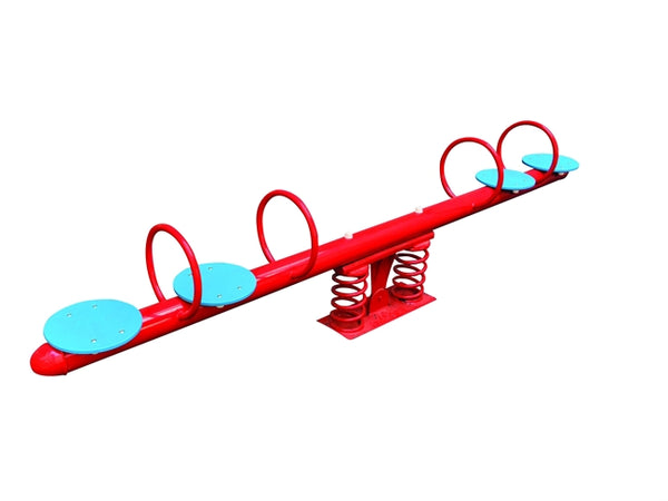 נדנדת קפיצים עלה ורד לארבע ילדים