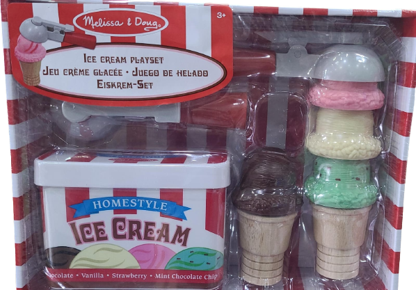 סט משחק גביעי גלידה