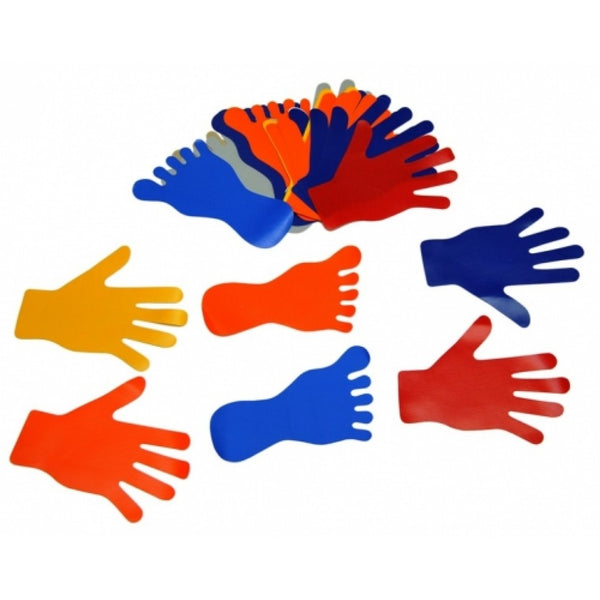 סט כפות ידיים ורגליים 12 זוגות