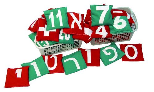 סט תחושה אותיות ומספרים (27 יח')