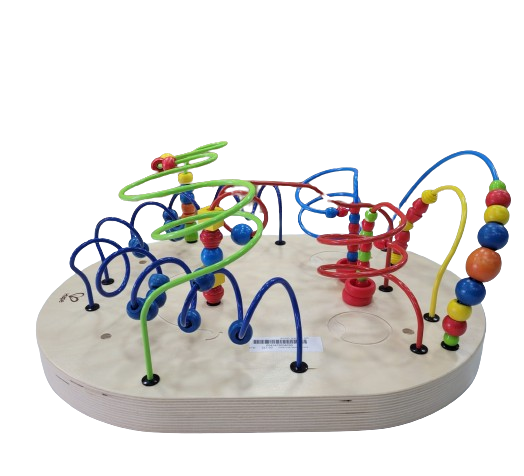 לוח קיר מבוך חרוזים