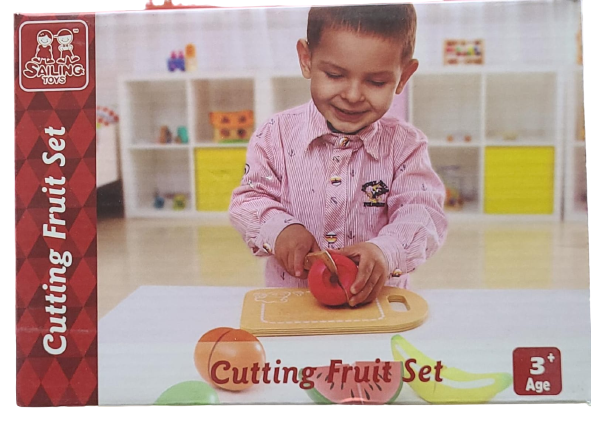 סט פירות מעץ לחיתוך