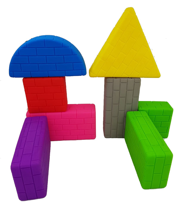 סט קוביות בניה ענק גומי